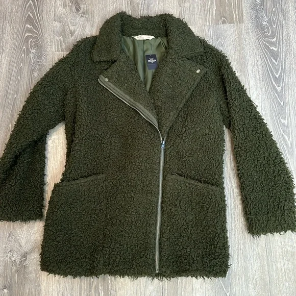 NWT Hollister military green Shepard jacket - Picture 1 of 6